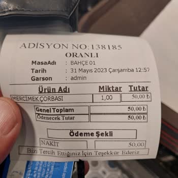 Oranlı Cafe Mercimek Çorbası Fiyatı