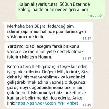 Hoşgeldin Koton Club Kuponumu İptal Ettiler