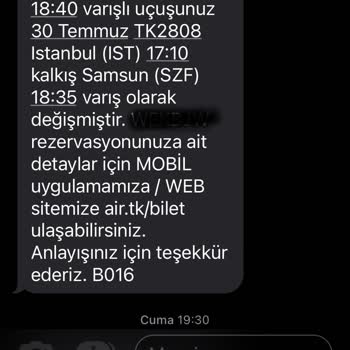 Uçuş Saatini Değiştirip, Müşteriden Ekstra Para Almaya Çalışan THY!