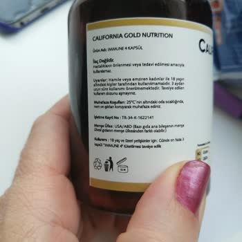 California Gold Nutrition Orijinalliği Şüpheli Immune 4