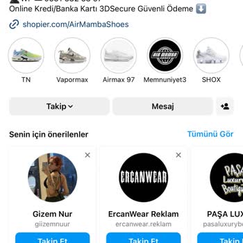 Air Mamba Shoes Tarafından Yanıltıldım