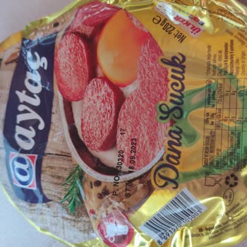 Aytaç Gıda Özhan Marketten Aldığımız Dana Sucuk Ürünü Sağlığımızı Tehdit Etti