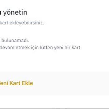 Binance Banka Ek Doğrulama Henüz Tamamlanmadı