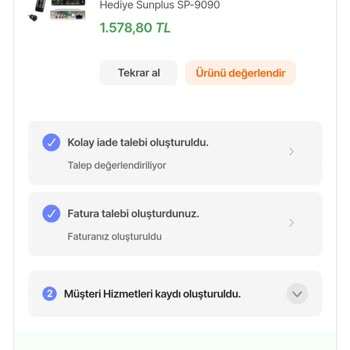 Hepsiburada'dan Aldığım Ürün İle Yaşadığım Sorunlar
