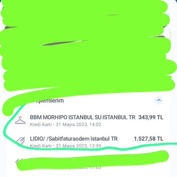 Lidio Sabit Fatura Ödeme Sorunu