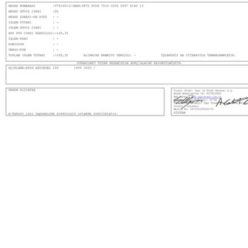 Ödeme Gelmemesi Livu Uygulamasından