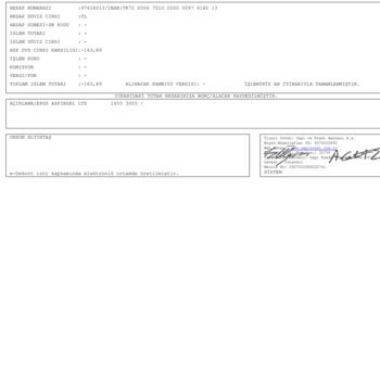 Ödeme Gelmemesi Livu Uygulamasından
