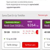 Vodafone Üst Tarifeye Geçiş Zorunluluğu
