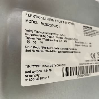 Silverline Ankastre Fırın Uçuk Yedek Parça Fiyatı