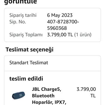 Fatura Vermemekte Israrcı Olan Amazon Türkiye.