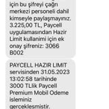 Turkcell Kesilen Fatura Borcum 3345 TL