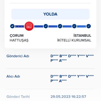 Çorum Hattuşaş Aras Kargo Teslim Edilmeyen Kargo