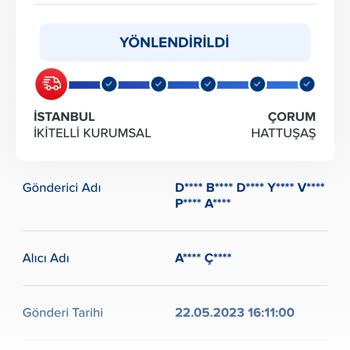 Çorum Hattuşaş Aras Kargo Teslim Edilmeyen Kargo