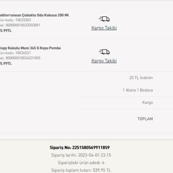 English Home Sipariş Üzerinde 1 Alana 1 Bedava Yazıp Tek Ürün Gönderdiler!