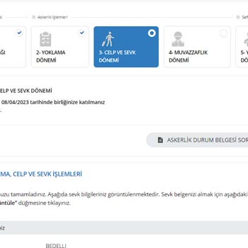 Askerliğimi Bitirmeme Rağmen E-devlet'te Askerliğim Hala Bitmemiş Gibi