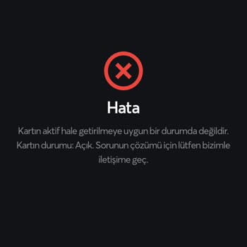 Papara Rose Card Aktive Edilmeme Sorunu