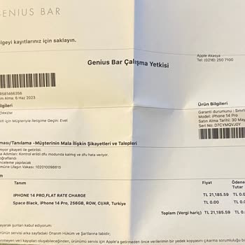 Akasya Apple Store Hakkında Şikayet