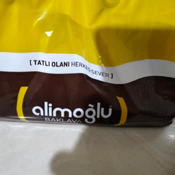 Alimoğlu Baklava Bozuk Sorunlu Ürün