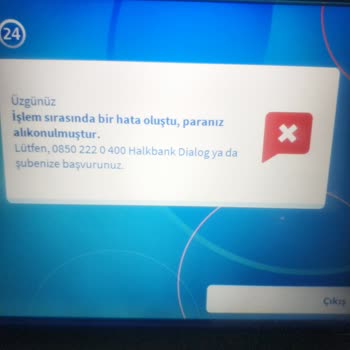 Halkbank Bankamatik Para Alıkoydu
