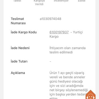 Koçtaş Paramı İade Etmiyor