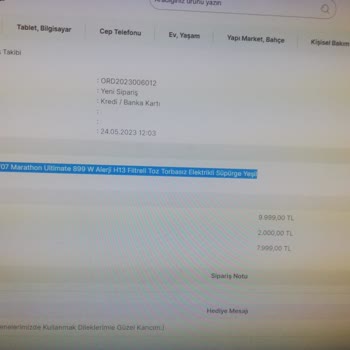 Ev Bazaar AVM Ürün Zamanında Kargo Verilmemesi