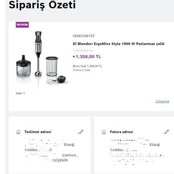 Bosch Online Alışveriş Çok Güvensiz!