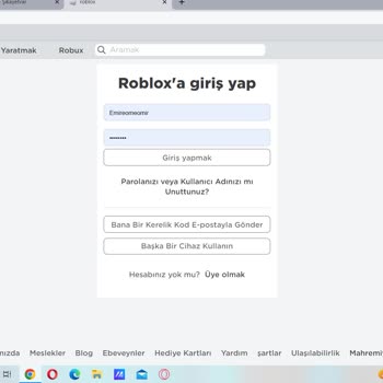 ROBLOX Hesabımda Biri Var