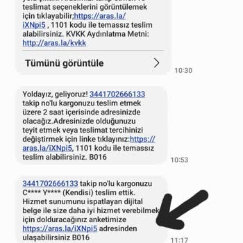 Aras Kargo - Personel Sorunu Ve Sistemlere Asılsız Bilgi Girişi