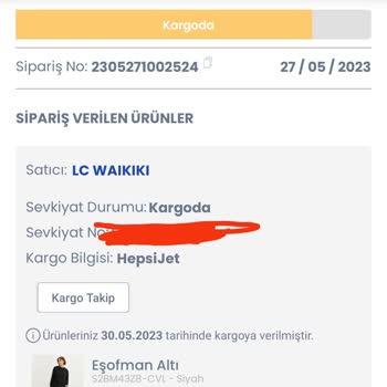 LCW Waikiki Yanlış Ürün Yolladı!