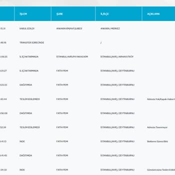 PTT Kargo / Pasaport Kayıp