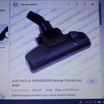 Electrolux Süpürge Başlık Sorunu