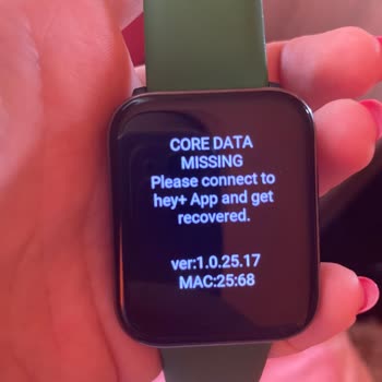 Xiaomi Hey Plus Watch Saatim Error Veriyor
