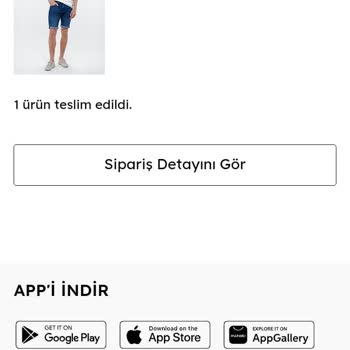 Mavi İade Değişimi Butonu Yok