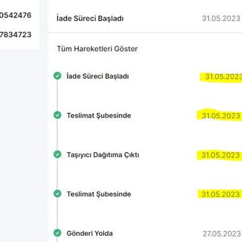 Trendyol Ekspres E Ürün Büyük Gelmiş! Olayları Okuyun...