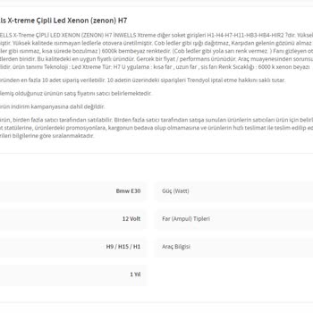 Tozoğlu Otomotiv İade Kapsamına Sokulmayan Ürün Ve Yanlış Açıklamalı Ürün