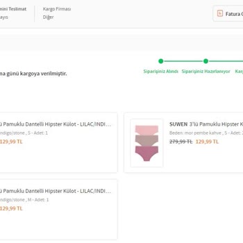 Suwen Markasından Alışveriş