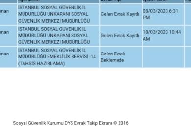 SGK EYT 90 Gündür Gelen Evrak Beklemede - Şikayetvar