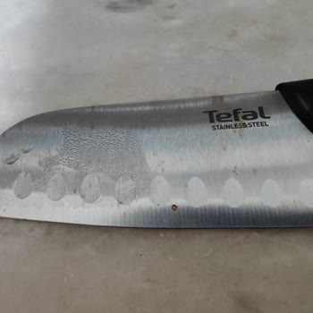 Paslanmaz Çelik Tefal Bıçak Paslandı