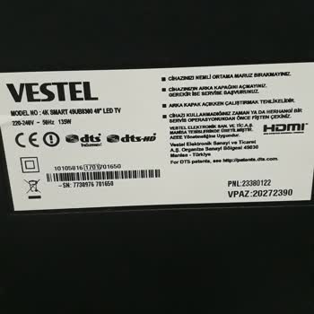 Vestel TV Ekran Kararması, Gitmesi