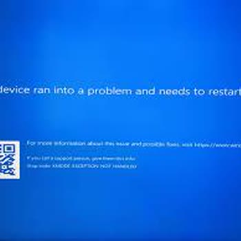 K_mode_exception_not_handled Windows 11