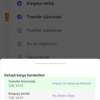 Hepsijet Ankara TM Aktarma Merkezinde Hâlâ