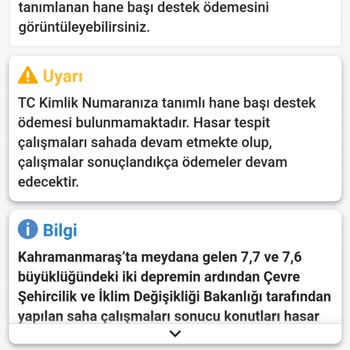 AFAD Hane Başı Destek Ödemesi Olan 10 Bin Tl Destek Ödemesini Alamadım