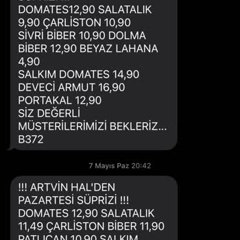 Artvin Hal İznim Olmadan Mesaj Atıyor
