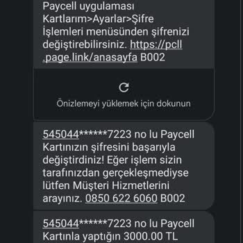 Paycell Tarafından Yanıltıldım