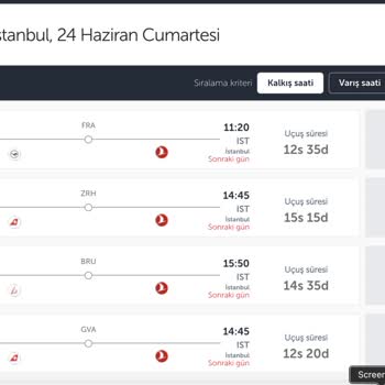 THY Star Alliance Ödül Miles Bileti Almamızı Kasıtlı Olarak Engelliyor