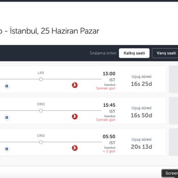 THY Star Alliance Ödül Miles Bileti Almamızı Kasıtlı Olarak Engelliyor