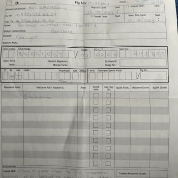 Bosch 6 Ay İçinde Süpürgenin Çekiş Gücünün Tamamen Gitmesi