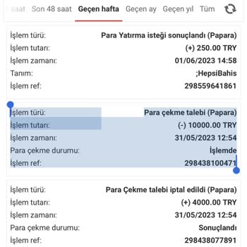 Youwin Para Çekme Talebi