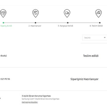Samsung Telefon 10 Gündür Ürünüm Gelmedi Mağdur Oldum
