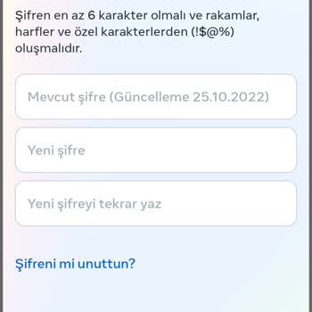 Instagram Şifremi Unuttum